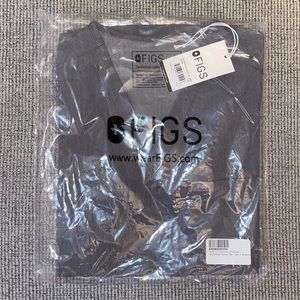 Figs Catarina graphite one pocket scrub top xxs